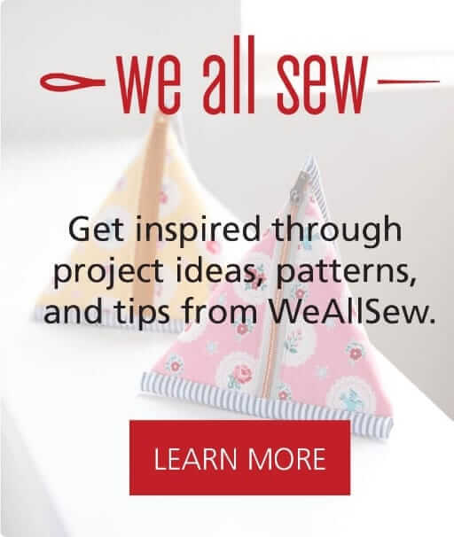 We all sew.  Get inspired through project ideas,  patterns,  and tips.  From we all sew.