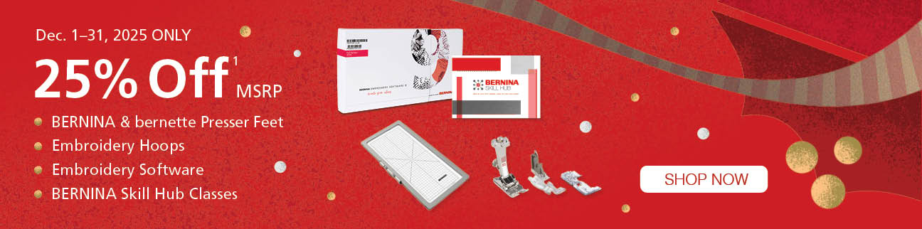 25% off Presser Feet Shop Now