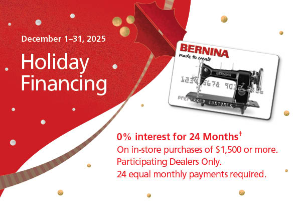 BERNINA Savings and Bundles Shop Now