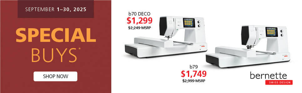 bernette September savings!  Shop Now!
