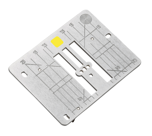 Straight CutWork Stitch Plate with Sensor yellow accessories