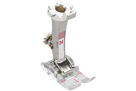 #34 BERNINA Reverse-pattern Foot with Clear Sole