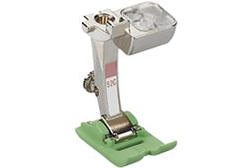 #52C BERNINA Zigzag Foot with Non-Stick Sole 9mm